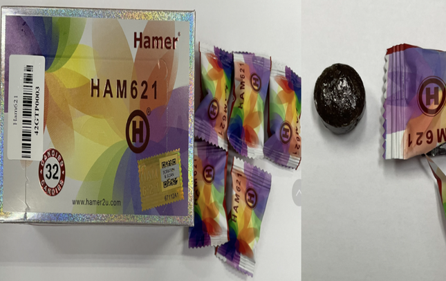 Phát hoảng với chất kích dục trong kẹo ngậm Hamer - Ảnh 1.
