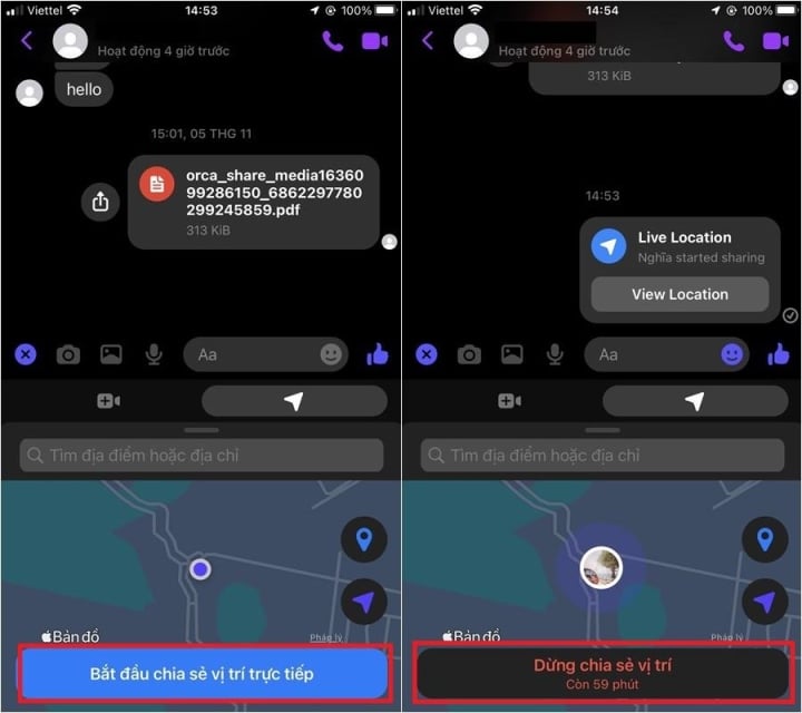 Cách chia sẻ vị trí trên Messenger đơn giản nhất - Ảnh 7.