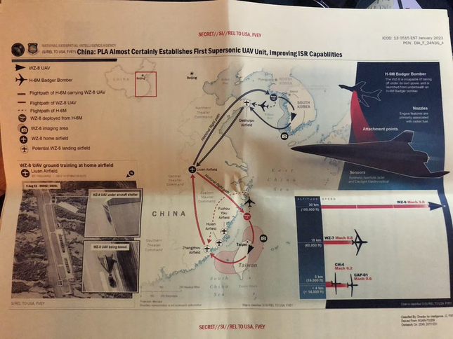 Tài liệu Mỹ bị rò rỉ: Lộ máy bay không người lái tối tân của Trung Quốc - Ảnh 1.