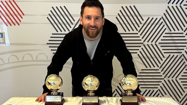 Messi nhận hat-trick danh hiệu của năm 2022 - Ảnh 2.