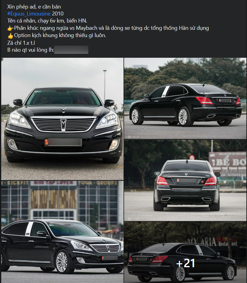 Hàng hiếm Hyundai Equus rao bán 1,4 tỷ, người bán quảng cáo: Ngang ngửa Maybach, từng được Tổng thống Hàn Quốc sử dụng - Ảnh 1.