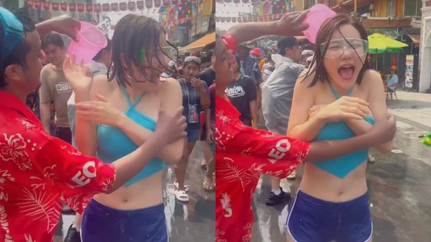 Tranh cãi DJ nóng bỏng nhất xứ Hàn bị sàm sỡ trong lễ hội té nước - Ảnh 1.