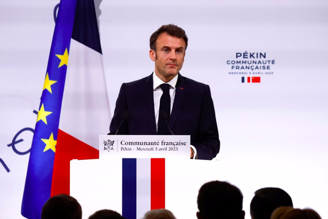 Trung Quốc dành phần đón tiếp đặc biệt cho Tổng thống Pháp Macron - Ảnh 1.