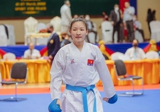 Karate Việt Nam nhắm cơ hội tranh 4 tấm HCV SEA Games 32 - Ảnh 1.