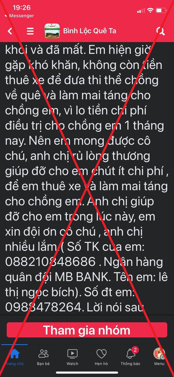  Bệnh viện Chợ Rẫy cảnh báo chiêu lừa đảo kêu gọi tiền từ thiện để đưa xác chồng về quê  - Ảnh 2.