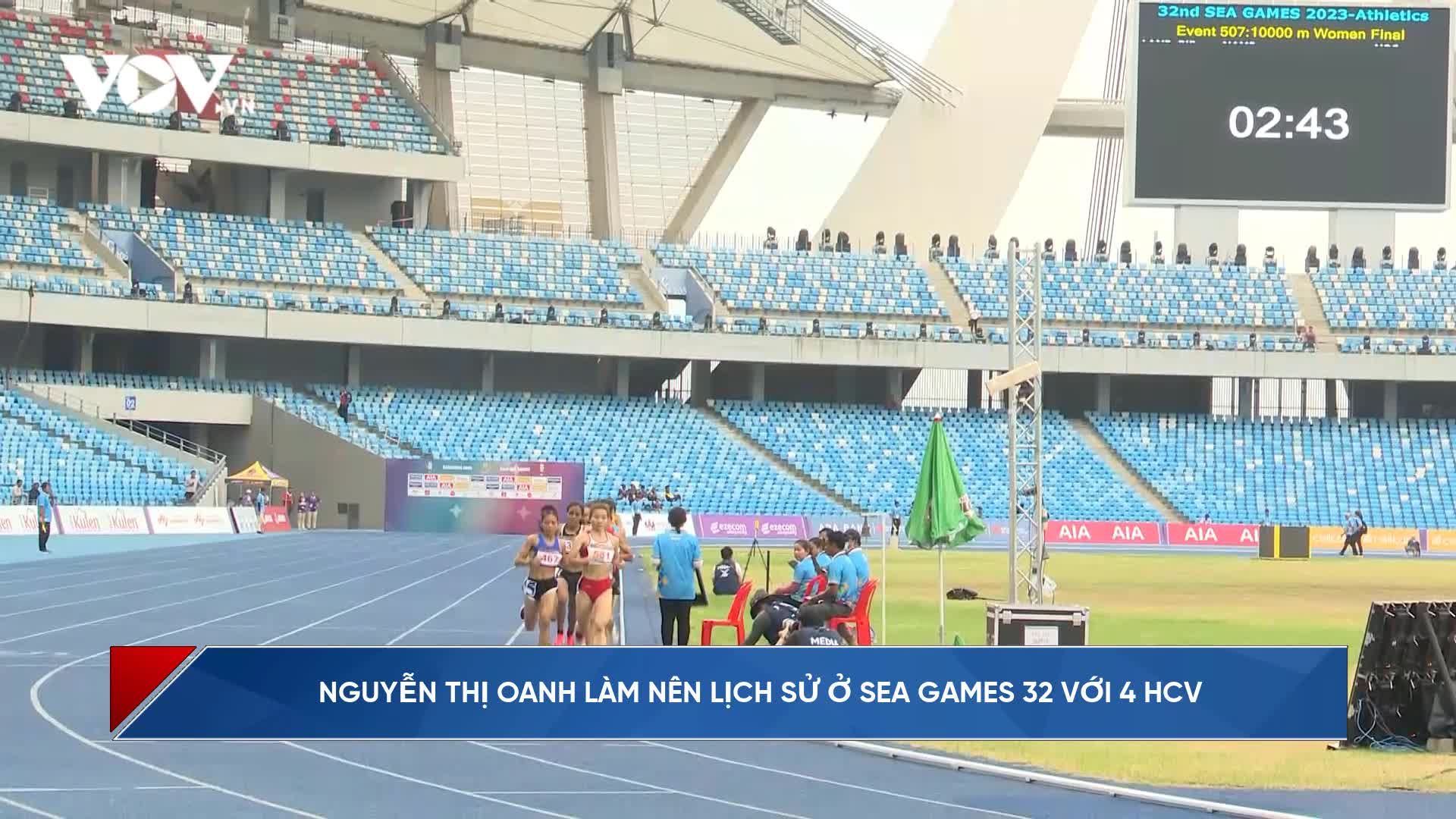 Nguyễn Thị Oanh nói gì khi lập kỳ tích giành 4 HCV tại SEA Games 32?
