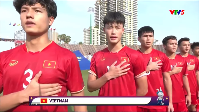 Trực tiếp U22 Việt Nam vs U22 Myanmar 0-0 (H1): Thủ môn Văn Chuẩn dự bị - Ảnh 2.