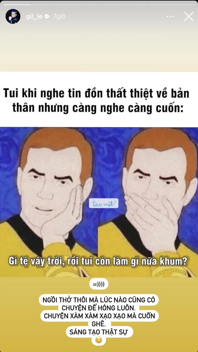 Gil Lê tỏ rõ thái độ trước loạt ồn ào đời tư trong quá khứ bị đào lại - Ảnh 1.