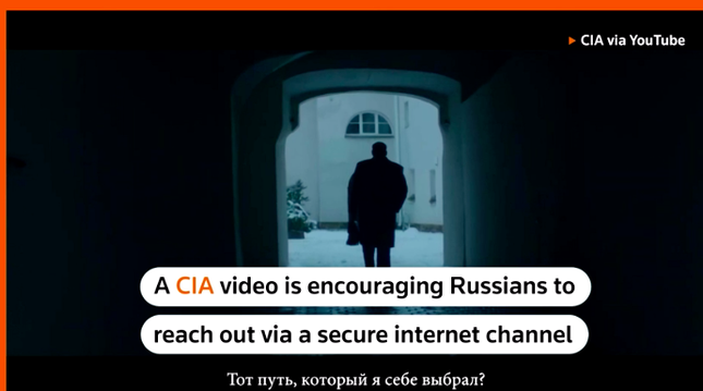 CIA mời gọi người Nga liên lạc, Điện Kremlin nói đang theo dõi - Ảnh 1.