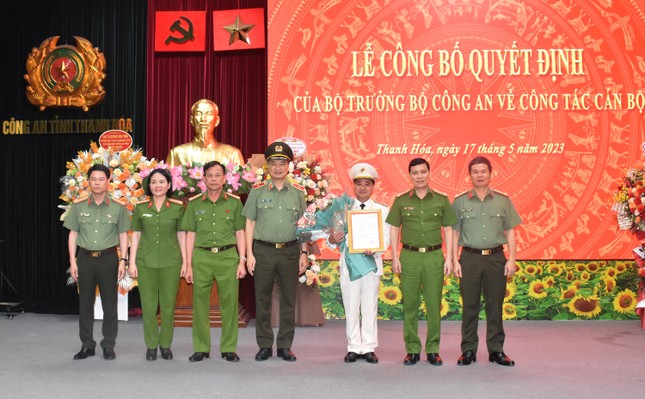 Bộ Công an bổ nhiệm Thượng tá Lê Ngọc Anh làm Phó Giám đốc Công an tỉnh Thanh Hoá - Ảnh 1.
