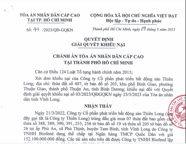 Toà tỉnh từ chối đơn khởi kiện của doanh nghiệp, toà cấp cao yêu cầu thụ lý - Ảnh 2. Toà tỉnh từ chối đơn khởi kiện của doanh nghiệp, toà cấp cao yêu cầu thụ lý - Ảnh 2.