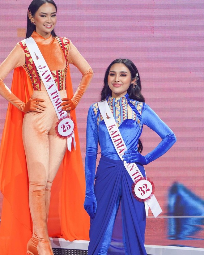  Thí sinh Hoa hậu Indonesia mặc kín mít thi áo tắm  - Ảnh 4.