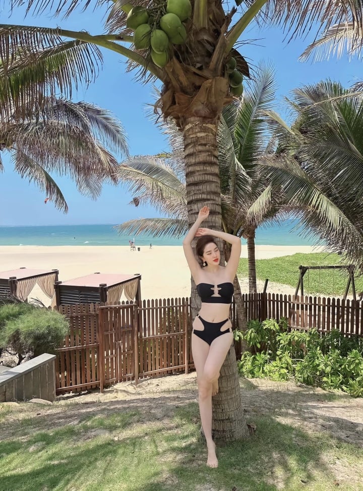 Bảo Thy diện bikini, khán giả xuýt xoa: Gái một con dáng chuẩn như người mẫu - Ảnh 4.