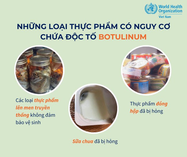 Nhận biết triệu chứng nhiễm độc và những thực phẩm có nguy cơ chứa độc tố Botulinum theo khuyến cáo của WHO - Ảnh 3.