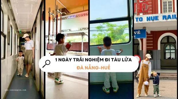 Hành trình đi tàu lửa từ Đà Nẵng đến Huế, trải nghiệm thú vị ngắn ngày của em bé 2,5 tuổi - Ảnh 1.