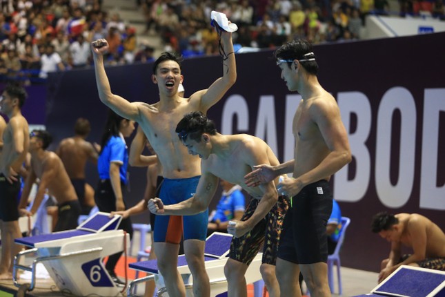 Trực tiếp SEA Games 32, ngày 7/5: Đội bơi tiếp sức 4x200m nam bảo vệ thành công HCV - Ảnh 4.