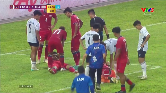 SEA Games 32: U22 Lào vs U22 Thái Lan 0-3 (H1): Yotsakon lập cú đúp - Ảnh 1.