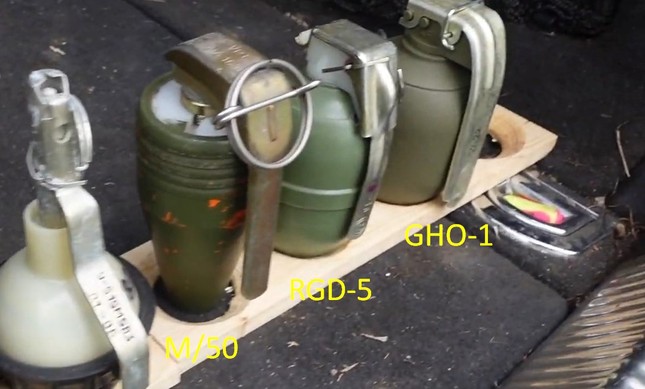 Ukraine khoe bộ sưu tập lựu đạn do phương Tây cung cấp - Ảnh 4.