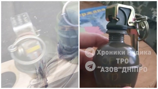 Ukraine khoe bộ sưu tập lựu đạn do phương Tây cung cấp - Ảnh 2.