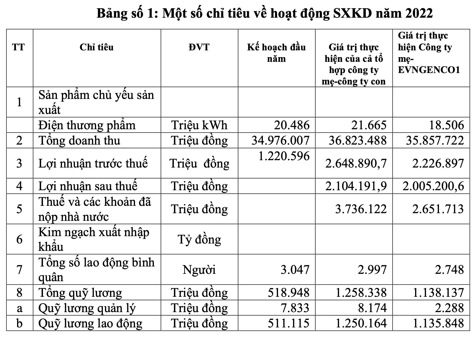 Tổng Công ty phát điện có quy mô lớn nhất của EVN kinh doanh ra sao trong năm 2022? - Ảnh 2.