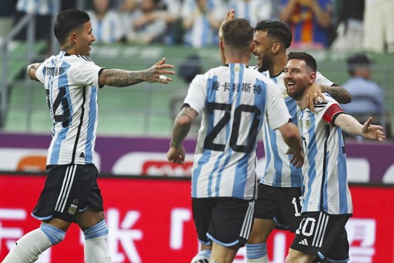 Messi luôn hạnh phúc khi chơi cho tuyển Argentina - Ảnh 1.