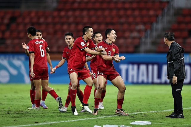 Giải châu Á: Thi đấu kiên cường, U17 Lào suýt tạo bất ngờ lớn trước đội bóng Tây Á - Ảnh 1.