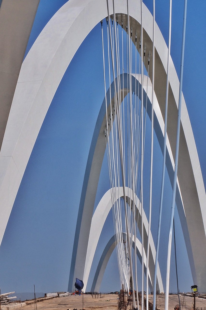 Ngắm cây cầu vòm thép cao nhất Việt Nam dự kiến thông xe trong tháng 9/2023 - Ảnh 7.