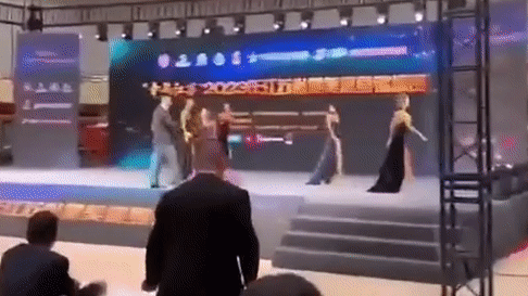 Thí sinh Hoa hậu Trung Quốc ném giày vào ban giám khảo - Ảnh 2.