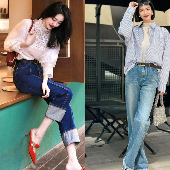 Chọn quần jeans tôn chiều cao cho nàng 30+ - Ảnh 6.