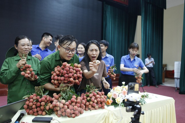 Thanh niên bán vải thiều bằng TikTok - Ảnh 3.