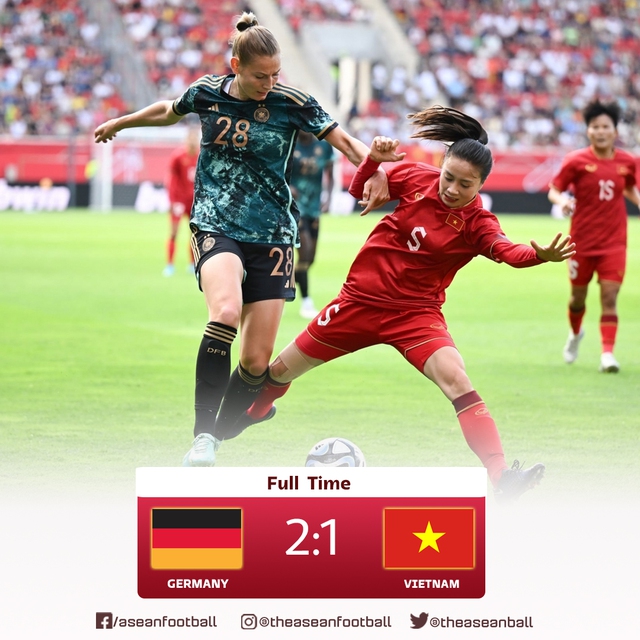 Ghi bàn thắng lịch sử trước tuyển Đức, tuyển Việt Nam nhận mưa lời khen từ Đông Nam Á - Ảnh 1.