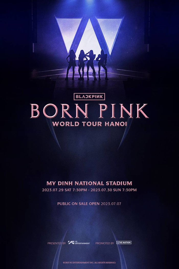 BLACKPINK công bố tour BORN PINK diễn ra tại Mỹ Đình (Hà Nội) trong 2 ngày - Ảnh 1.