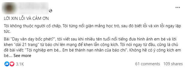  Công kích thủ khoa Hà Tĩnh viết 21 trang văn tay nhanh hơn não, một vị tiến sĩ lên tiếng xin lỗi - Ảnh 2.