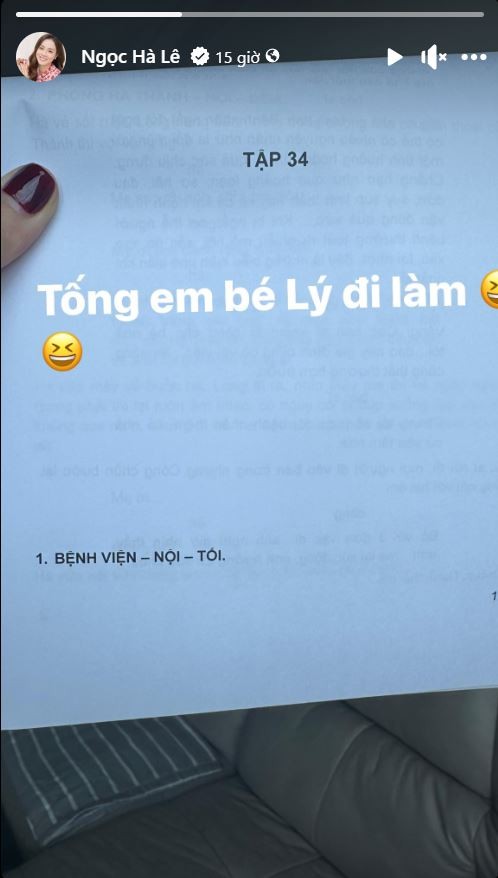 Vợ trẻ NSND Công Lý báo tin vui - Ảnh 1.