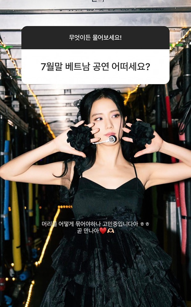 Jisoo (BLACKPINK) háo hức lên tiếng về việc đến Việt Nam biểu diễn - Ảnh 1.