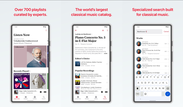 Apple ra mắt ứng dụng Apple Music Classical cho điện thoại Android - Ảnh 1.
