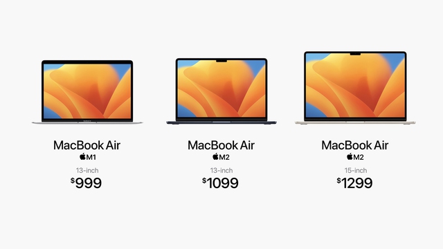 MacBook Air 15 inch chính thức: Mỏng nhất thế giới, chip Apple M2, pin 18 giờ, giá 1299 USD