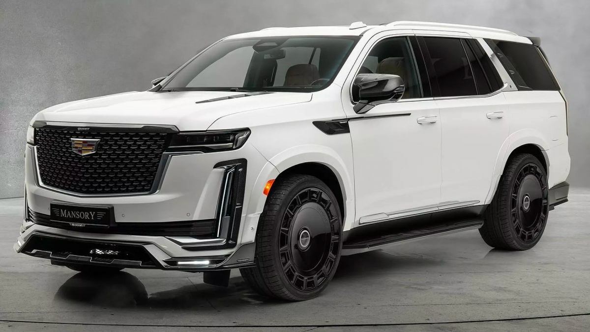 Cadillac Escalade hầm hố hơn với gói độ từ Mansory - Ảnh 1.