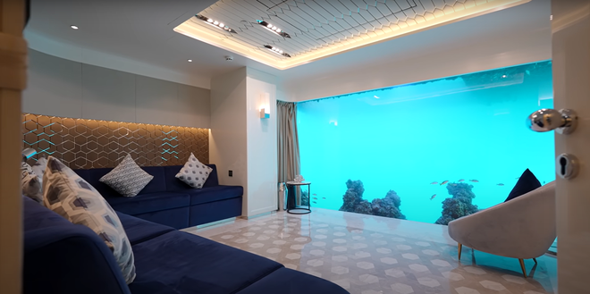 Có gì đặc biệt trong căn biệt thự nổi xa hoa triệu đô có phòng ngủ chìm dưới đáy biển ở Dubai? - Ảnh 3.