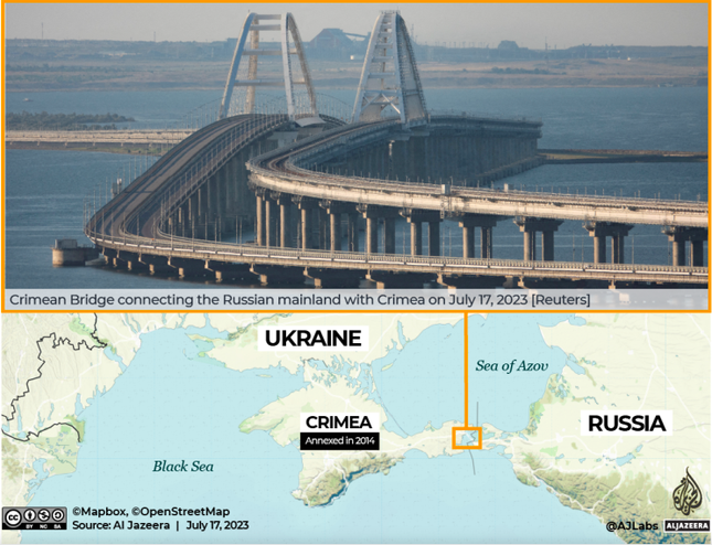 Nga bảo vệ cầu Crimea như thế nào? - Ảnh 1.