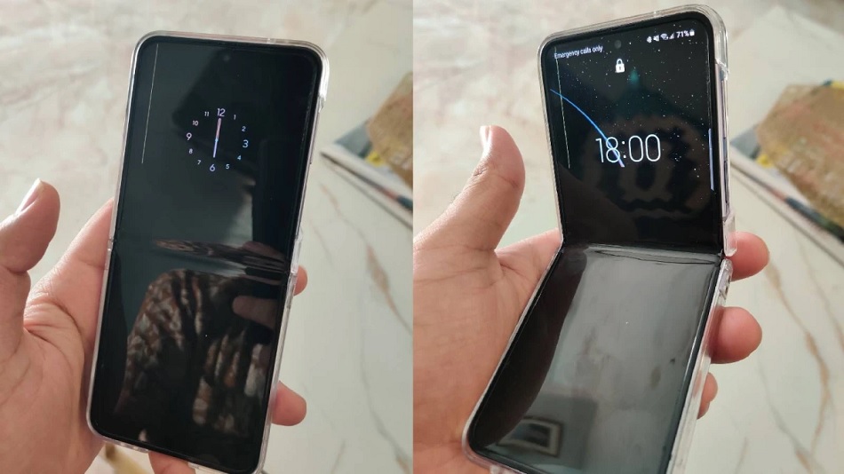 Xuất hiện lỗi đường màu xanh lá trên Galaxy Z Flip 4? - Ảnh 1.
