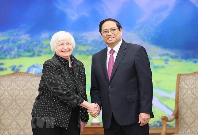 Việt Nam nói về ý nghĩa chuyến thăm của Bộ trưởng Tài chính Mỹ Janet Yellen - Ảnh 1.