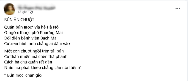  Xử phạt, dừng hoạt động quán ăn có chuột ngồi chễm trệ trên túi bún  - Ảnh 5.