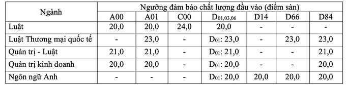 3 trường ĐH Quốc tế, Luật, Ngoại ngữ- Tin học TP HCM công bố điểm sàn xét tuyển - Ảnh 1.