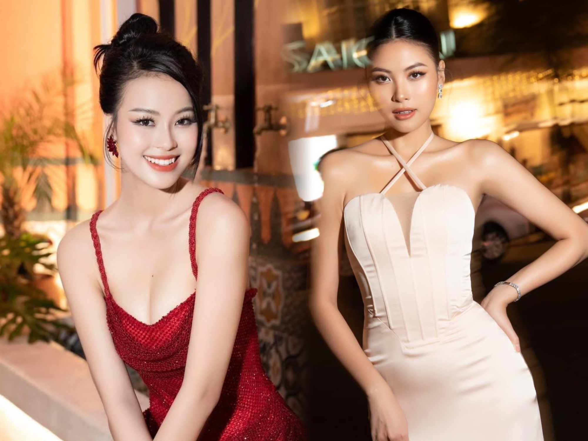 Cặp đôi chị em ruột hot nhất làng nhan sắc Việt: Cùng chinh chiến các cuộc thi nhan sắc nhưng chỉ 1 người may mắn - Ảnh 1. Cặp đôi chị em ruột hot nhất làng nhan sắc Việt: Cùng chinh chiến các cuộc thi nhan sắc nhưng chỉ 1 người may mắn - Ảnh 1.