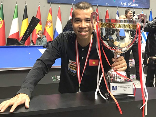 Cơ thủ Việt Nam vô địch World Cup Billiard - Ảnh 1.