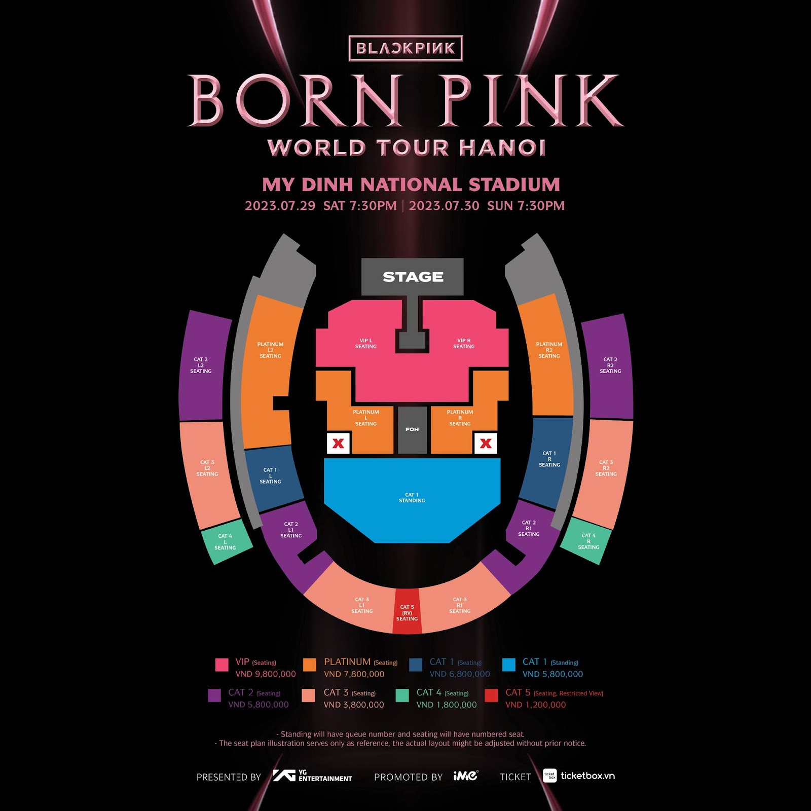 Concert BLACKPINK tại Việt Nam so với nước bạn: Giá vé cao, quyền lợi không bằng, vị trí sơ đồ nhiều bất cập - Ảnh 1.