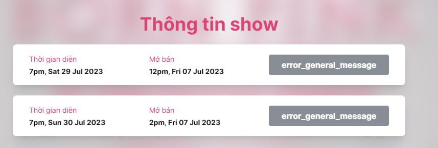 Trang web mua vé BLACKPINK lỗi không thể truy cập hơn 10 phút, nhanh chóng SOLD OUT vé VIP và nhiều hạng khác! - Ảnh 1.