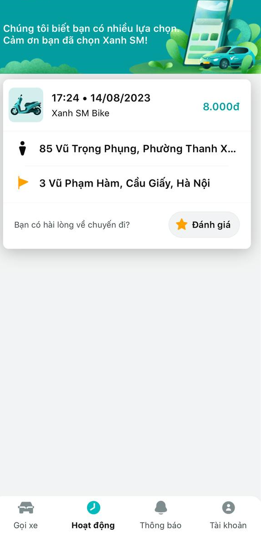 Trải nghiệm ngày đầu đi xe ôm điện Vinfast: 3km chỉ tốn 8.000 đồng, tài xế lịch sự gạt chỗ để chân cho khách, trả lời vanh vách các thông số kỹ thuật - Ảnh 3.