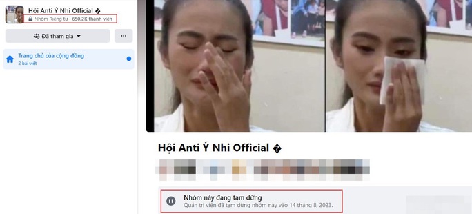 Nhóm antifan hoa hậu Ý Nhi hơn 650.000 thành viên toang - Ảnh 1.